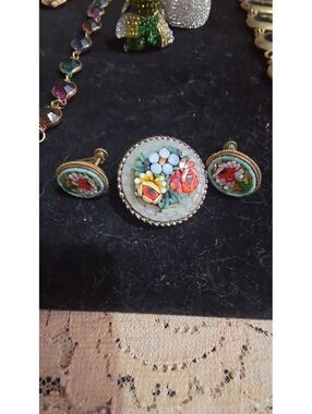 Micro mosaic set- vintage